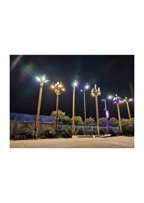 182 عامود إنارة LED